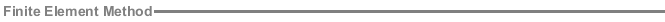 The Finite Element Method
